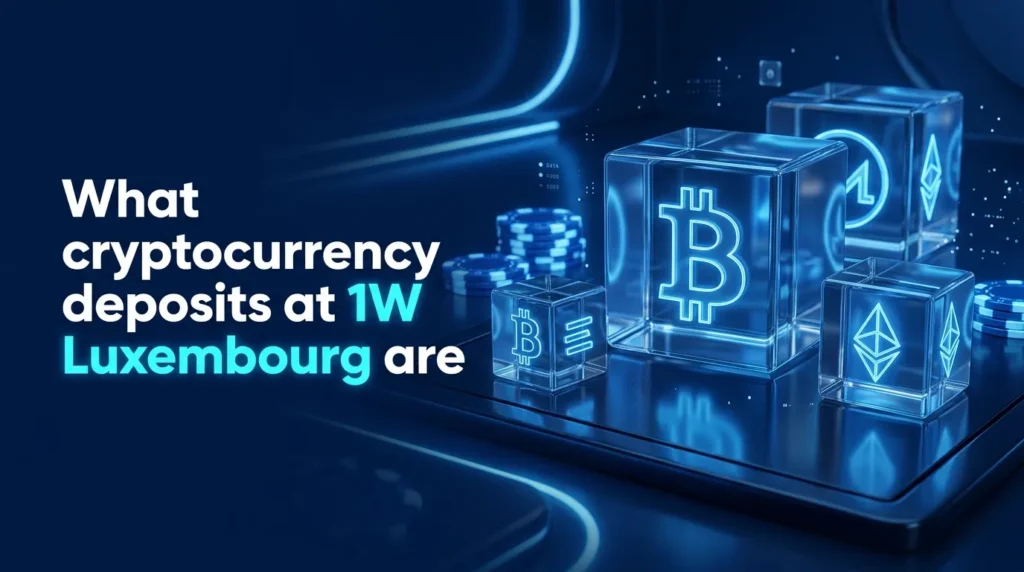 What cryptocurrency deposits at 1W Luxembourg are