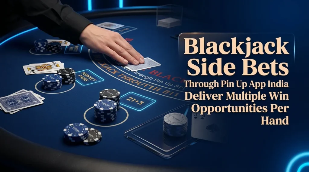 Blackjack Side Bets Through Pin Up App India Deliver Multiple Win Opportunities Per Hand
